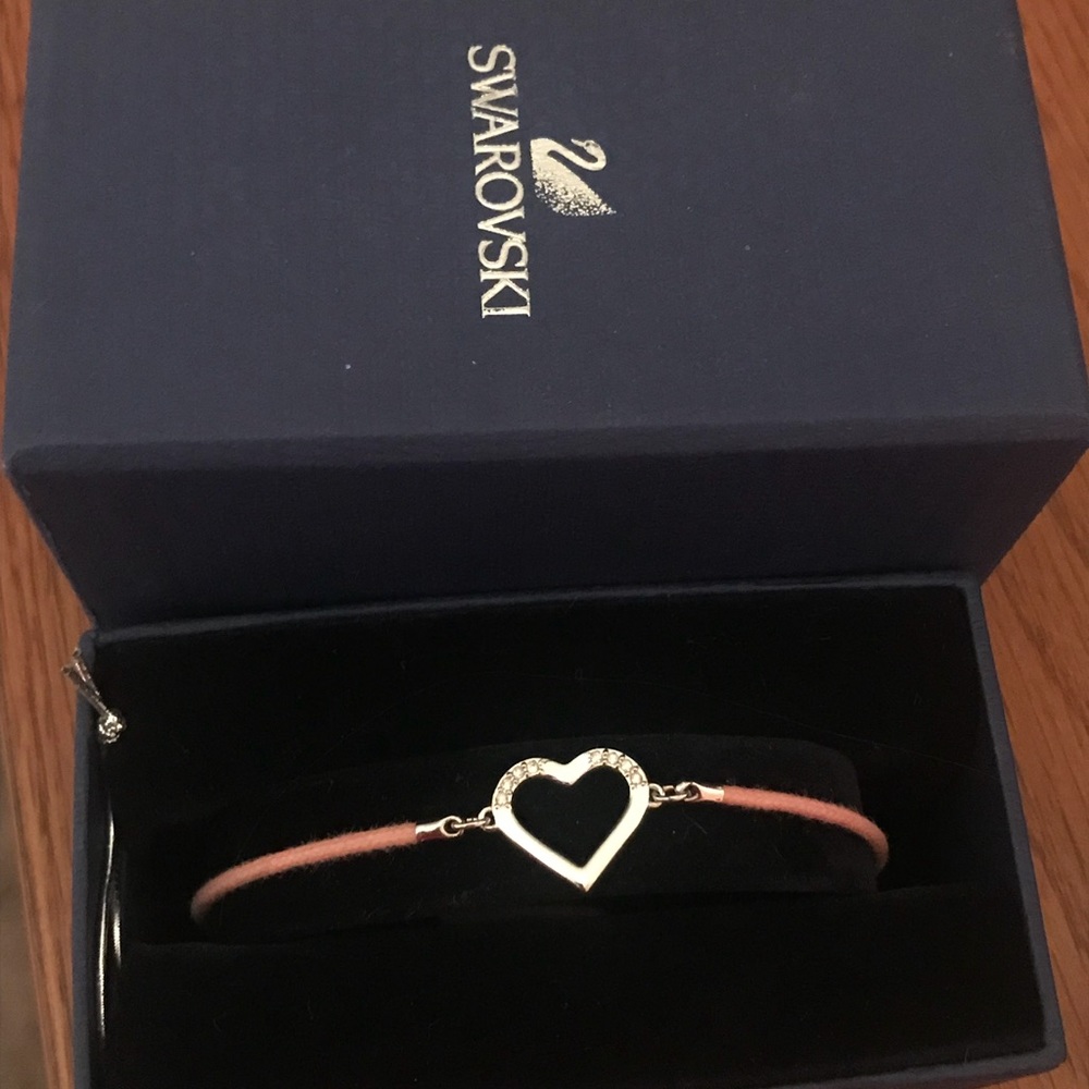 Swarovski Pink Heart bracelet